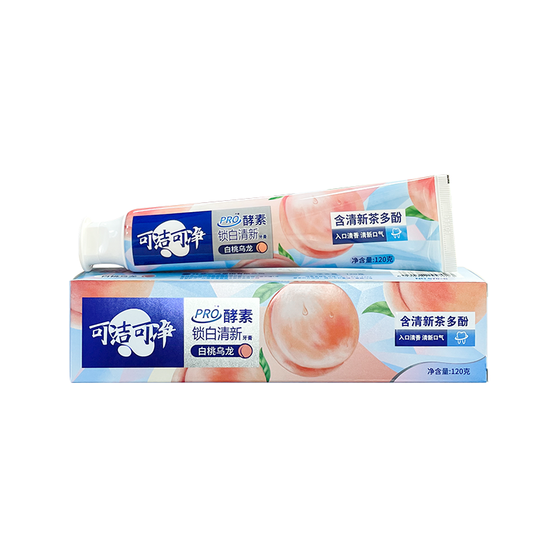 White Peach Oolong에는 차 폴리 페놀이 미백 성인 치약이 들어 있습니다